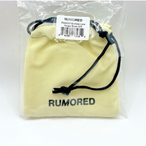 Rumored Silver Hoop Earrings - Picture 5 of 5